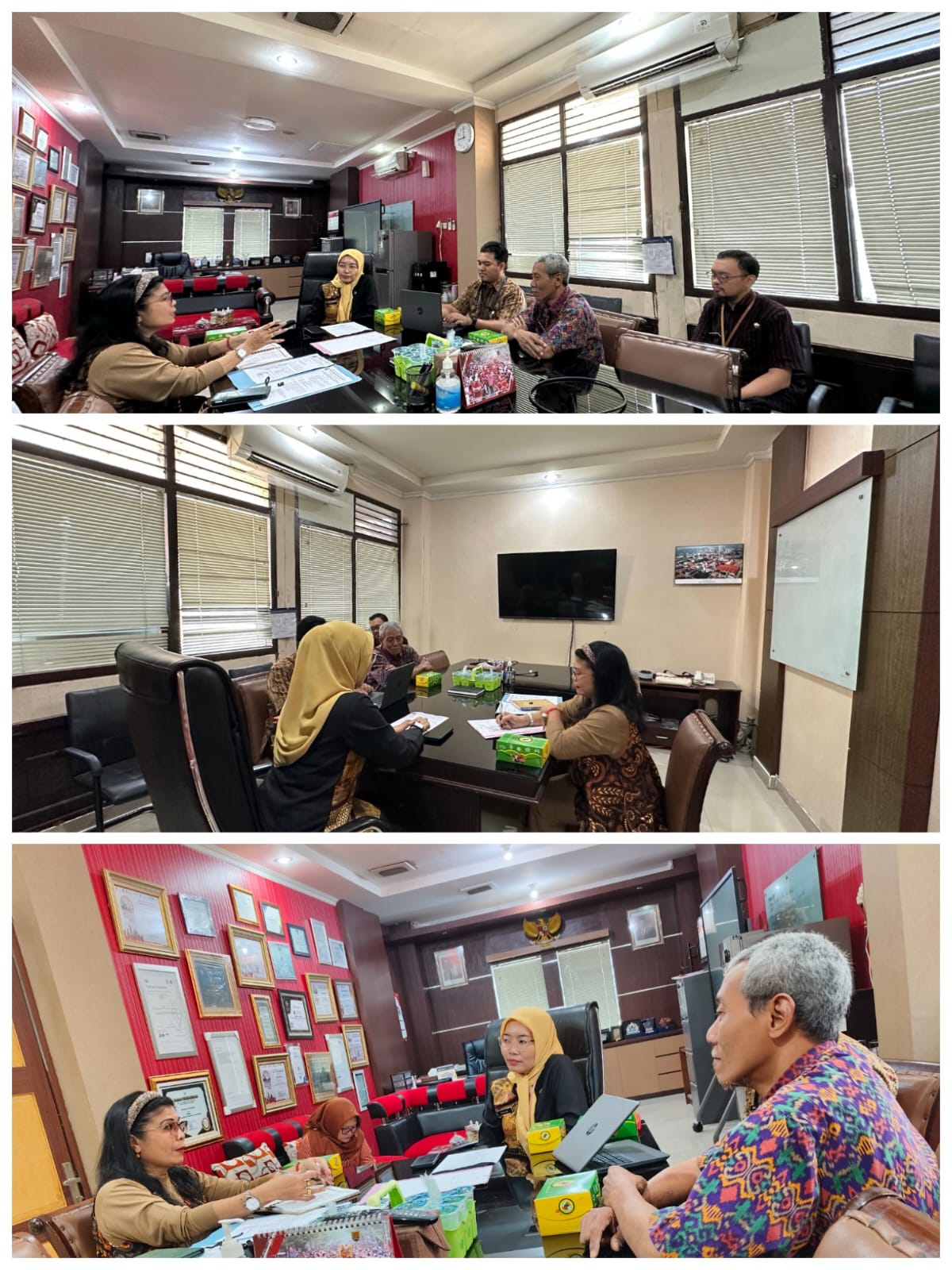 Koordinasi DISKOMINFO Kota Semarang dan DISKOMINFO Kabupaten Tapanuli Tengah Terkait Penyelenggaraan Satu Data dan Pengamanan Informasi